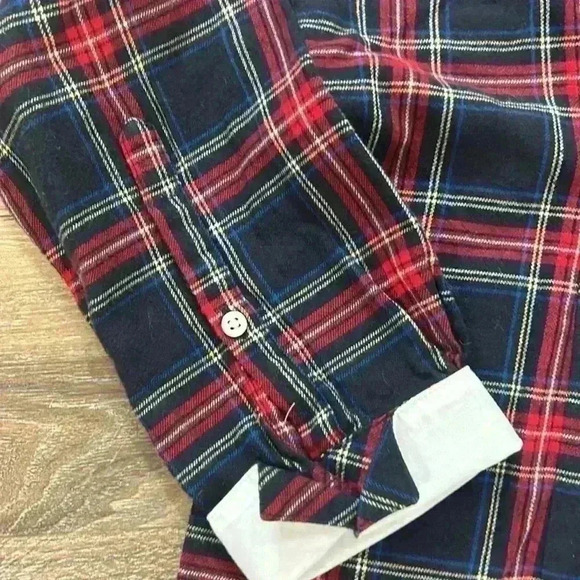 Brooks Brothers Woman’s Size 12 Multicolor Plaid Button Up Shirt - Picture 3 of 12